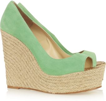 Paloma Barceló Natalia Suede Espadrille Wedge Sandals - Lyst