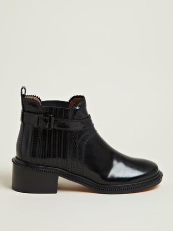 Givenchy Givenchy Womens Spazz Leather Ankle Boots - Lyst