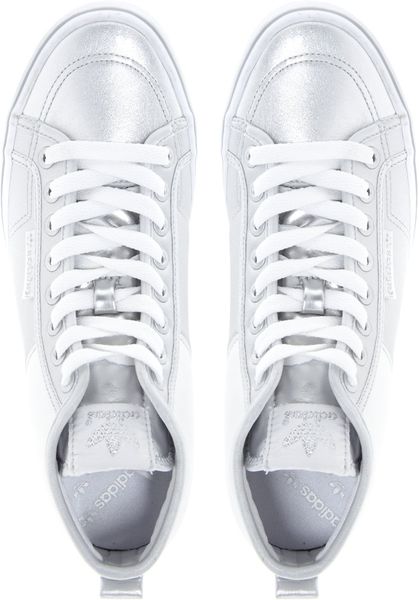 m&s silver trainers