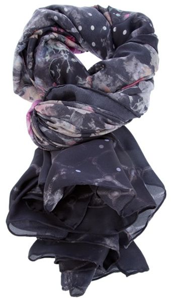 Balmain Flora Pattern Scarf - Lyst