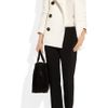 Derek Lam Woolblend Peacoat in White - Lyst