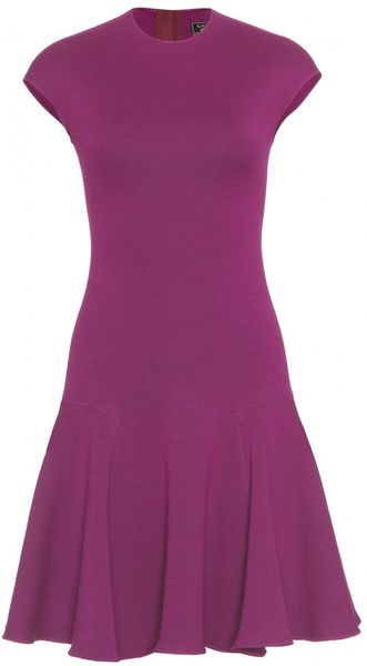 Lanvin Flared Stretch with Godet Effect Skirt - Lyst