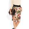 Preen Cottage Printed Sateen and Wool Skirt in Multicolor (multicolored) - Lyst