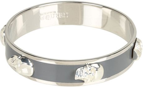 Alexander Mcqueen 3d Enamel Skull 1 Ottonesmalto in Gray (d) - Lyst