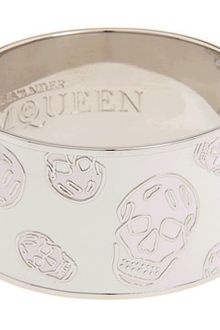 Alexander McQueen Large Skull Enamel Ottonesmallto - Lyst