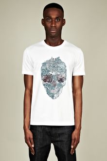 Alexander McQueen Alexander Mcqueen Mens Bird Skull Tshirt - Lyst