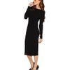 Calvin Klein 68 Long Sleeve Dress in Black (b) - Lyst