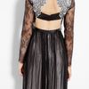 Catherine Deane Maria Monochrome Lace Long Sleeve Dress in Black - Lyst
