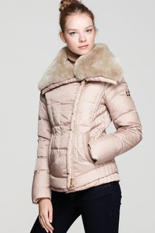 Dawn Levy Madeline Short Down Coat with Channel Quilting - Lyst