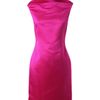 Lanvin Structured Silk Dress in Pink - Lyst