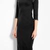 Mcq By Alexander Mcqueen Pierced Sbend Dress in Black - Lyst