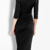 Mcq By Alexander Mcqueen Pierced Sbend Dress in Black - Lyst