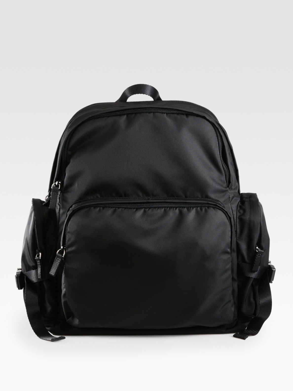 prada one shoulder nylon backpack