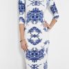 Preen Teacup Print Daisy Dress in Blue - Lyst