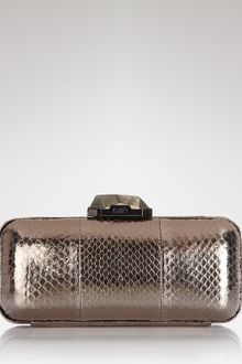 Rafe New York Clutch Demi Watersnake Box - Lyst