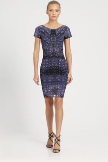 Roberto Cavalli Croc Print Dress - Lyst