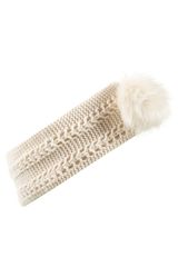 Topshop Fur Pom Headband