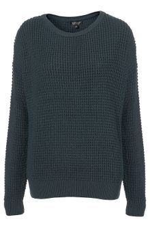Topshop Knitted Textured Grunge Jumper - Lyst