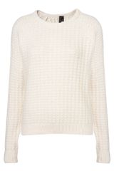 Topshop Angora Stitch Jumper By Boutique