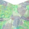 Topshop Neon Floral Jacquard Corset in Floral (green) - Lyst