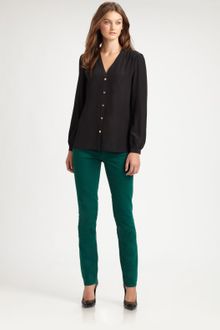 Tory Burch Silk Jayden Blouse - Lyst