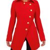 Vivienne Westwood Anglomania Wool Flannel Coat in Red - Lyst