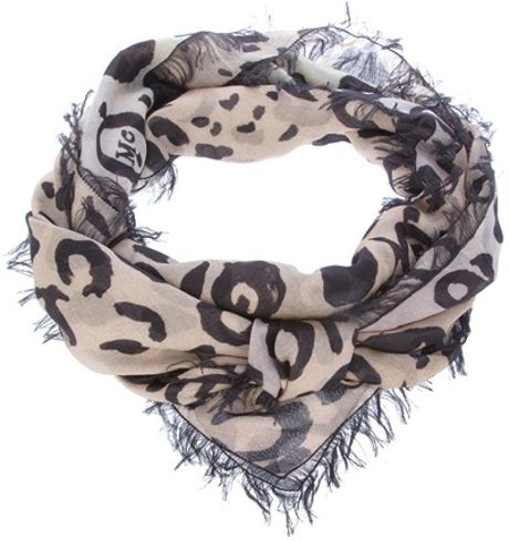 Mcq By Alexander Mcqueen Animal Print Pashmina in Purple (animal) - Lyst