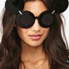 Nasty Gal Mickey Shades in Black - Lyst