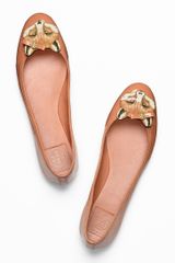 Tory Burch Leather Fox Ballet Flat