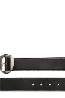 Yves Saint Laurent Brushed Leather Belt - Lyst