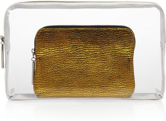 3.1 Phillip Lim 31 Minute Leather Trimmed Pvc Clutch - Lyst
