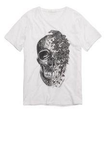 Alexander McQueen Ivy Raven Skull T-shirt - Lyst