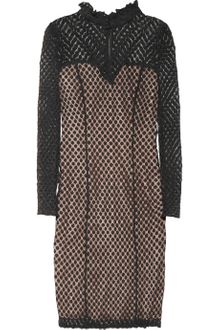 Alice By Temperley Davis Polkadot Stretch Tulle Dress - Lyst