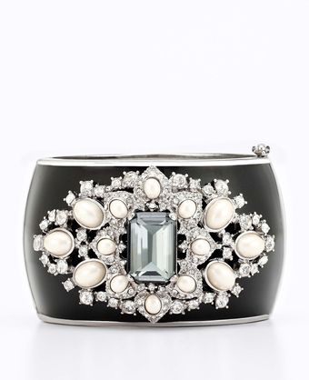 Ann Taylor Brooch Cuff - Lyst