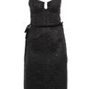 Bottega Veneta Bustier Woven Dress in Black - Lyst