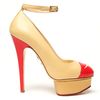 Charlotte Olympia Kiss Me Dolores Pump in Beige (nude) - Lyst