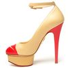 Charlotte Olympia Kiss Me Dolores Pump in Beige (nude) - Lyst