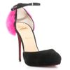 Christian Louboutin Crazy Fur 120mm Shoes in Black - Lyst