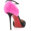 Christian Louboutin Crazy Fur 120mm Shoes in Black - Lyst