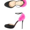 Christian Louboutin Crazy Fur 120mm Shoes in Black - Lyst