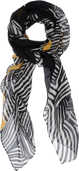 Diane Von Furstenberg Washed Chiffon Scarf - Lyst