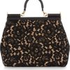 Dolce & Gabbana Miss Sicily Macramé and Lace Appliqué Tote in Beige (nude) - Lyst