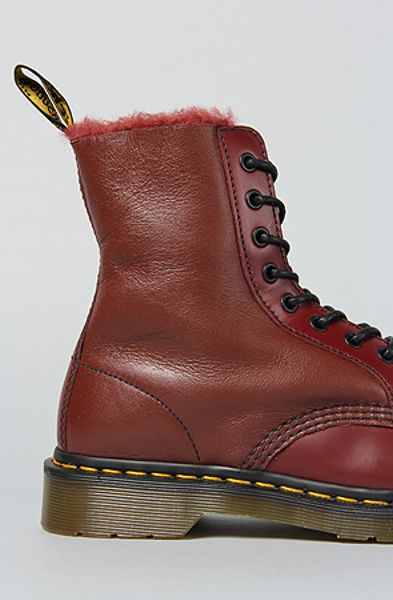 doc martens shearling lined
