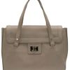 Elie Saab Large Squared Tote Bag in Gray (beige) - Lyst