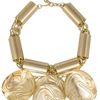 Elie Saab Gold Chunky Choker in Gold - Lyst