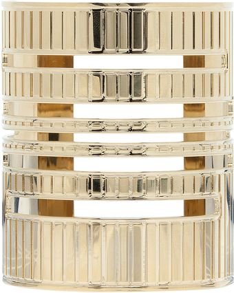 Elie Saab Small Gold Cuff - Lyst