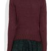 Elizabeth And James Rabbit Paneled Knitted Cardigan in Red (merlot) - Lyst