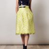Erdem Nicole Sleeveless Dress in Yellow (navy) - Lyst