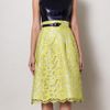Erdem Nicole Sleeveless Dress in Yellow (navy) - Lyst