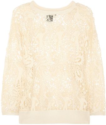 Isabel Marant Cotton Guipure Lace Top - Lyst